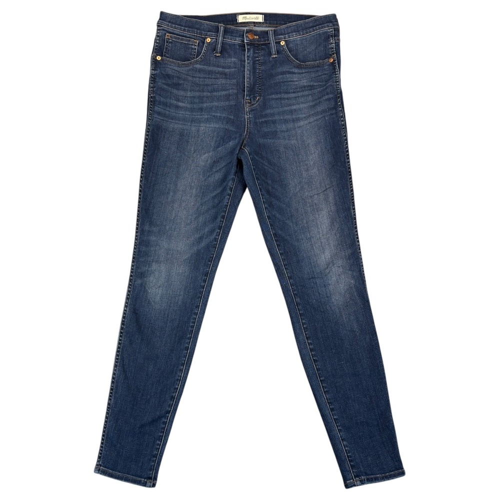Madewell Womens 31T Tall High Rise Skinny Jeans Tencel Stretch Clean Girl Preppy